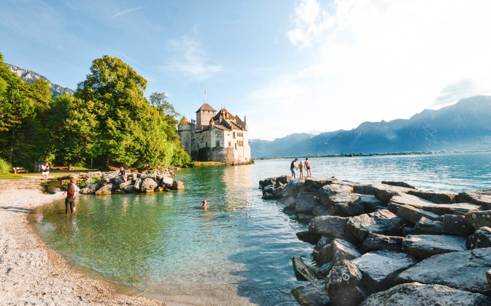 stranden meer van genève